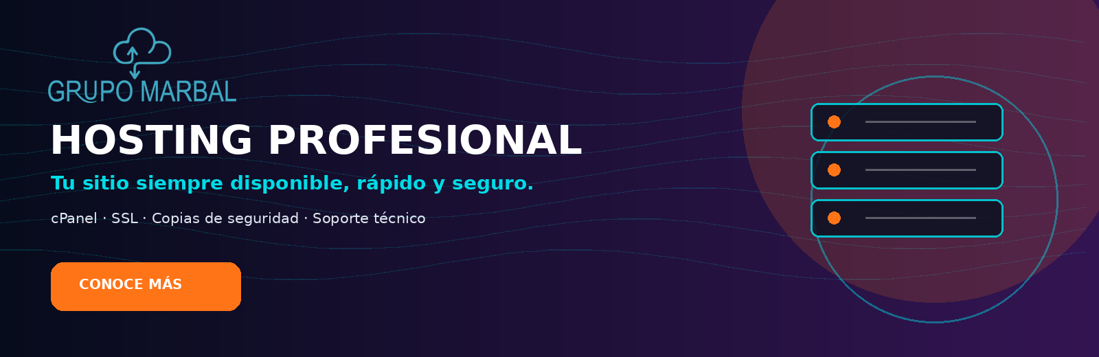 Hosting profesional de GRUPO MarBal